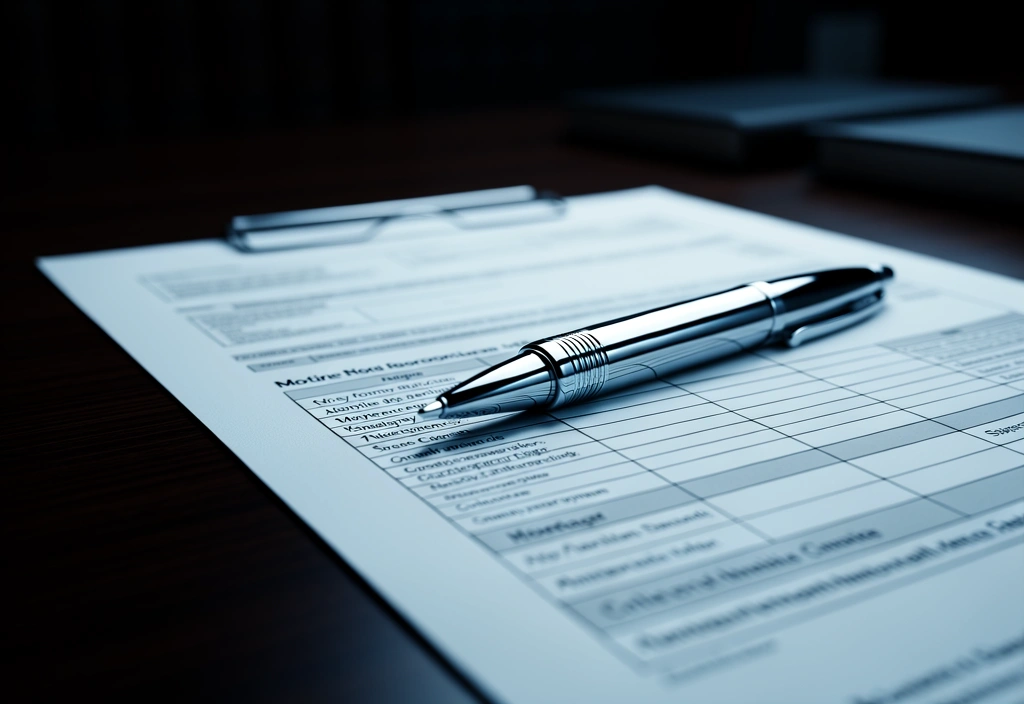 Financial documentation detail